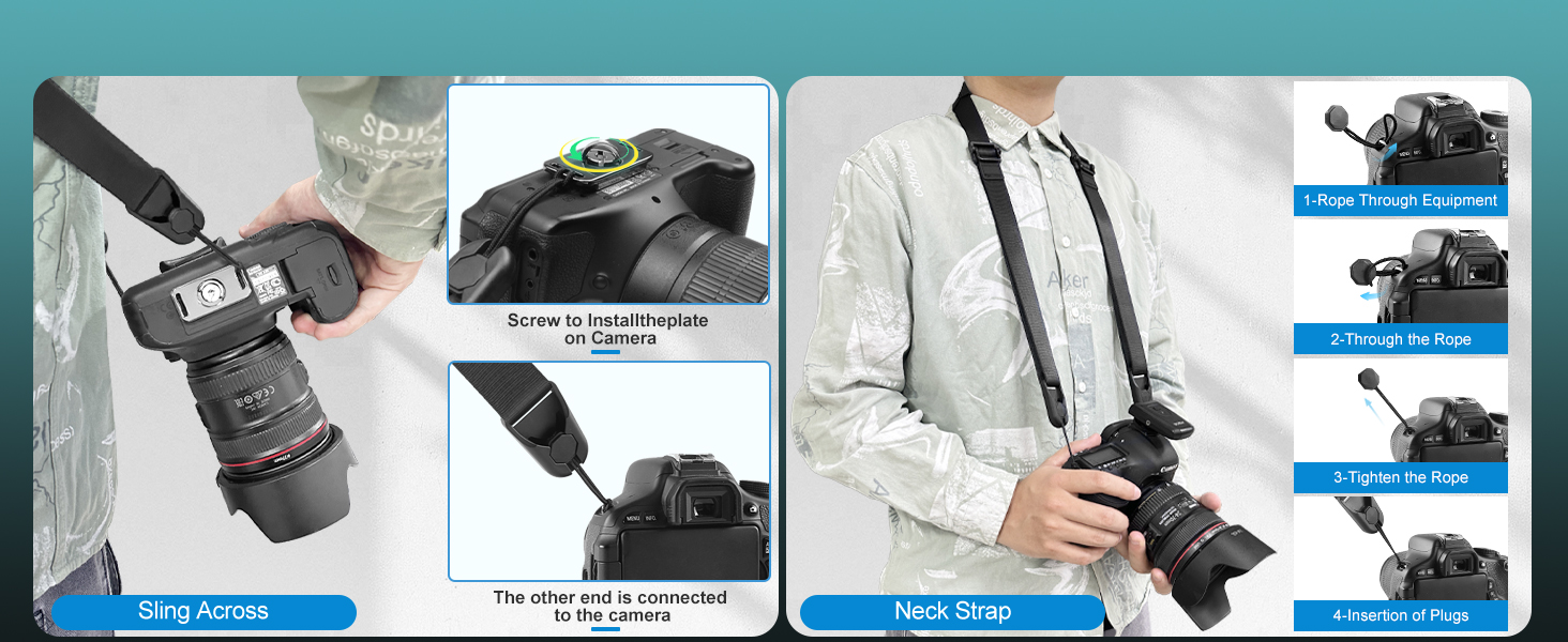 camera strap quick release