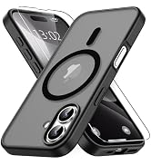 Vansdon for iPhone 16 Case, Compatible with MagSafe, Magnetic Translucent Matte Slim Protective C...