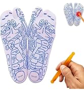 BWESOO A Pair Reflexology Socks Set,Reflexology Socks with Trigger Point Massage Tool, Acupoint S...