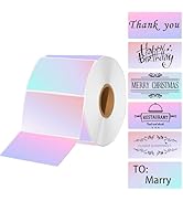 Joatuxul 2.25 x 1.25 Thermal Labels, Self-Adhesive Address Shipping Barcode Thermal Stickers,Ther...