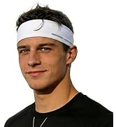 Sukeen Lightweight Sports Headbands for Men, Moisture Wicking Sweat Bands Headbands Non-Slip, Ref...