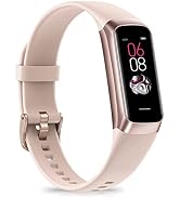 Bakoor Fitness Tracker with 24/7 Heart Rate Blood Pressure Blood Oxygen Sleep Monitor, 1.1" AMOLE...