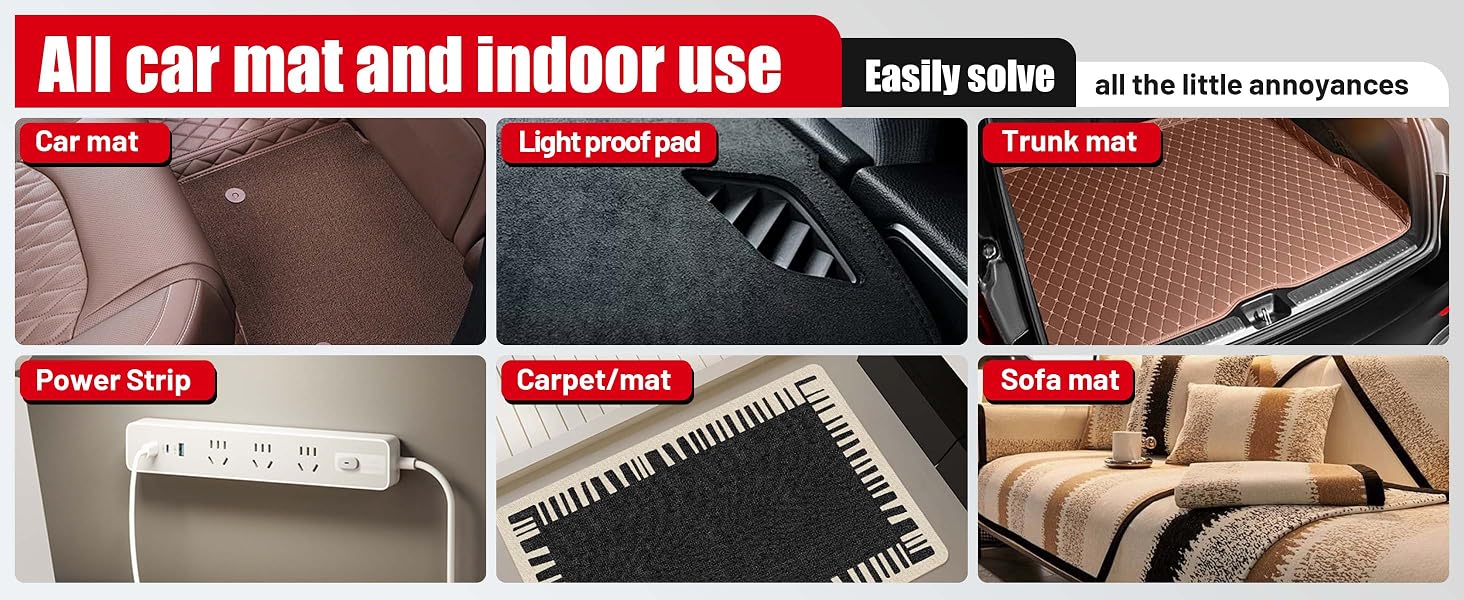 All car mat and indoor use Easily solve all the little annoyances
