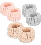 Women's Wrist Towels for Washing Face, Microfiber Spa Wash Towel Band, Absorbent Wristbands, Swea...