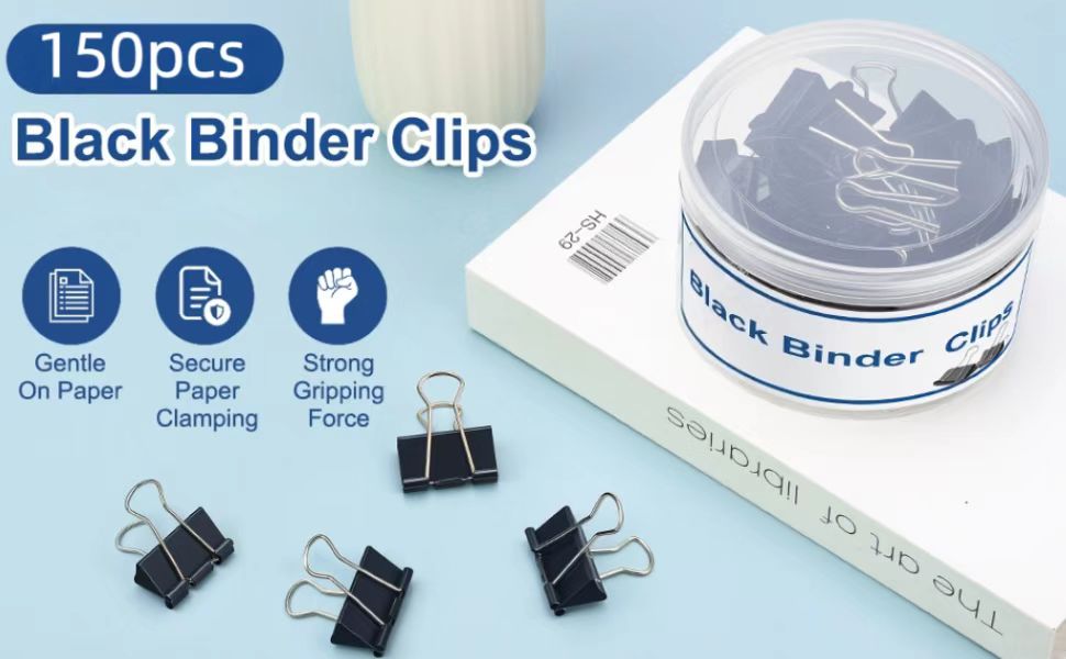 Binder Clips Black