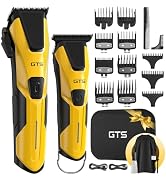 Professional Hair Clippers for Men, Professional Barber Clippers and Trimmer Set, Mens Cordless H...