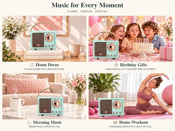 vintage decor speaker