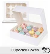 HANSGO 12 Count Cupcake Boxes, 6PCS 13"x10"x4" Cupcake Container with Window Holding 72 Pastry Bo...
