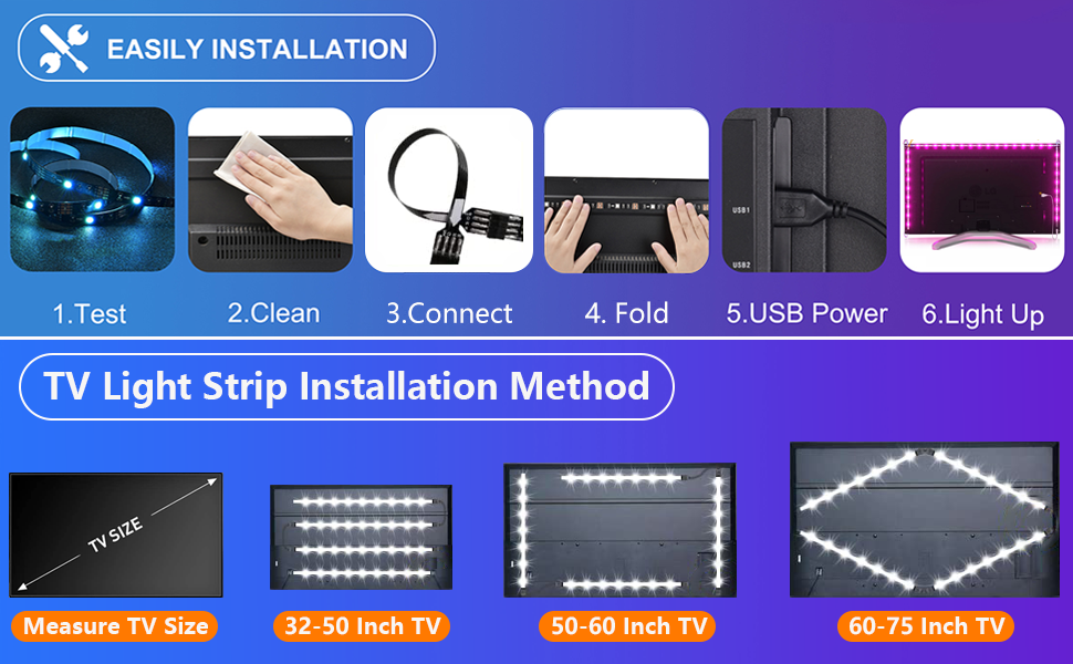 led lights for tv
