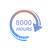 8000 hour sevice time