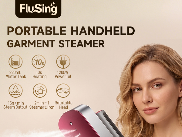steamer & iron for clothes iron steamer large water tank travel steamer for clothes self-clean