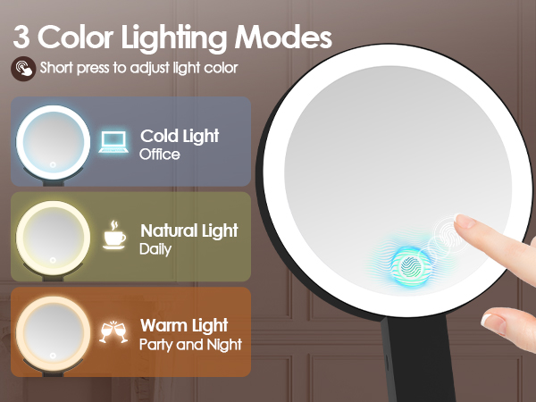 beauty mirror with light