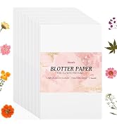 Aboofx 100 Sheets Blotting Paper for Flower Press, Large 8 x 10.3 inch A4 Highly Absorbent and Re...