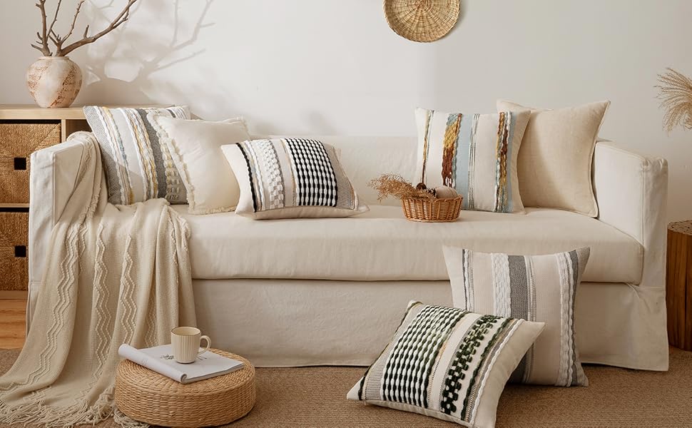 Boho Decorative Throw Pillow Covers