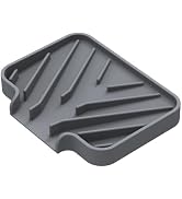 JIUBAR Sponge Holder for Kitchen Sink, Dish Sponge Holder & Soap Tray with Drain, Bathroom Sink S...