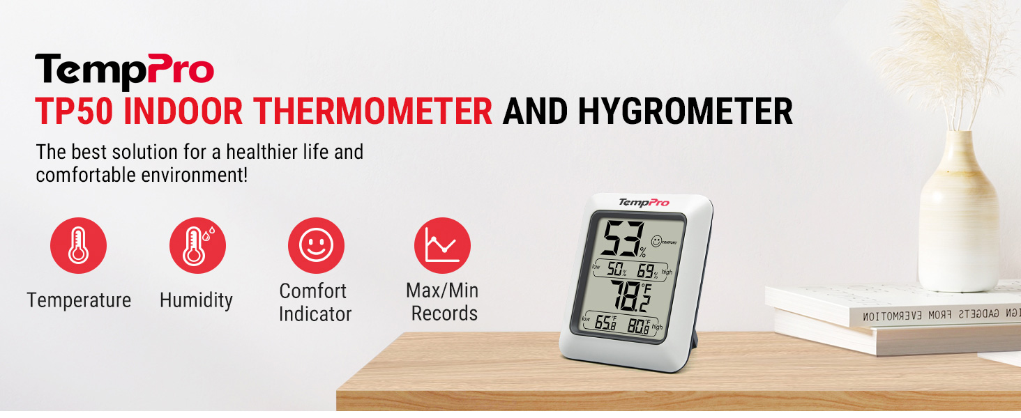 digital room thermometer indoor temperature gauge thermopro thermometer with humidity