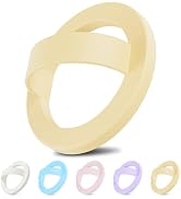 Magnetic Finger Loop Grip for iPhone 17/16/15/14/13/12 Series, Light Yellow | Magsafe Compatible ...