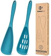 Pack of 2 Cooking Spoons for Non Stick Cookware, Multifunction Spatula Spoon BPA-Free, One-Piece ...