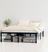 bed frame with storage
