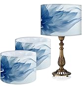 Table Lamp Shade, 13”W x 10”H HD Printing Geometric floral leaves marble Lampshade, Lamps shades,...