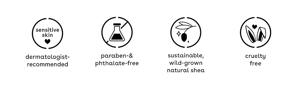 Dermatologist Recommended, Paraben & Phthalate free, sustainable, cruelty free