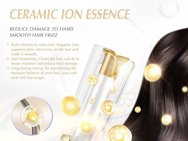 Negative ion hair care