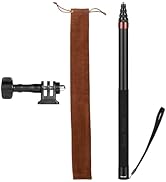 3m Selfie Stick 110in/9.8ft Long Invisible Carbon Fiber Selfie Stick Lightweight Extra Long Exten...