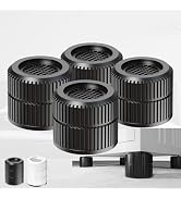 Round Anti Vibration Pads for Washing Machine, Stackable 1.3/2.5/3.6 Inch Heightening Support for...
