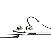 Sennheiser Professional IE 100 PRO Dynamic In-Ear Monitoring Headphones, Clear