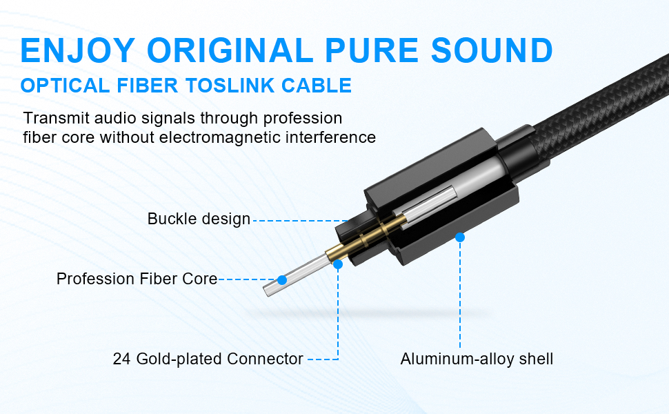 optical audio cable 10 feet
