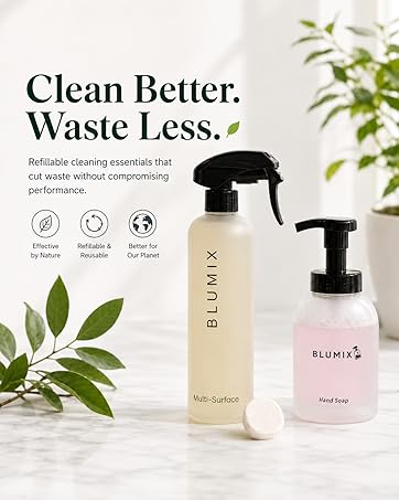Refillable cleaning essentials that cut waste without compromising performance
