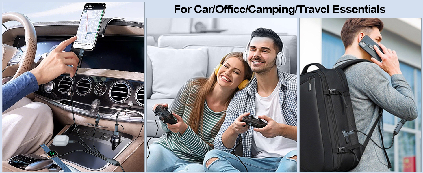 4 in 2 charging cable