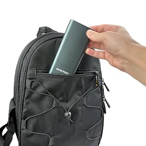 HowFixit compact precision screwdriver set in slim aluminum case fits easily in a backpack