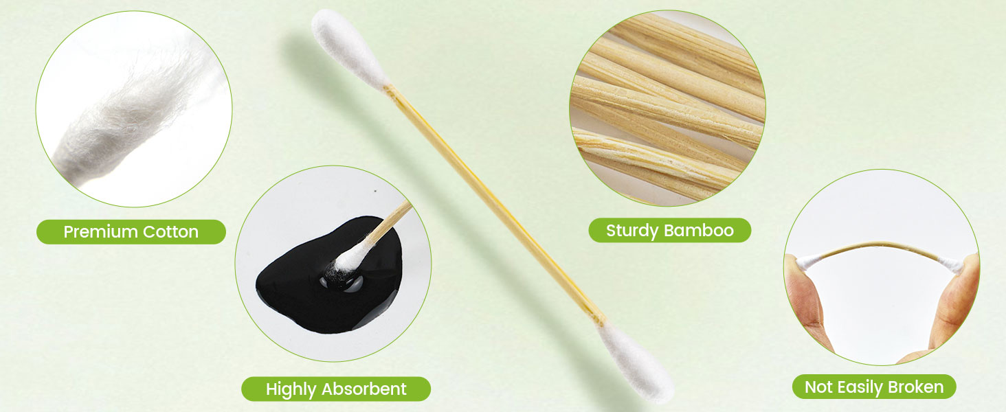 600PCS Cotton Swabs A+