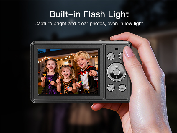 Built-in Flash Light