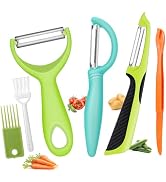 Senbowe Upgrade Potato Peeler for Kitchen, 6PCS Stainless Steel Vegetable Peeler, I and Y Veggie ...