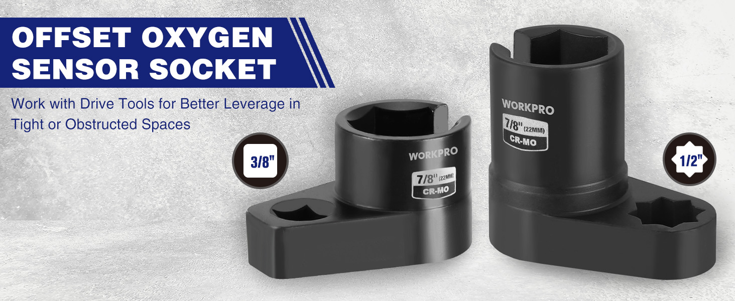 Oxygen Sensor Socket Set