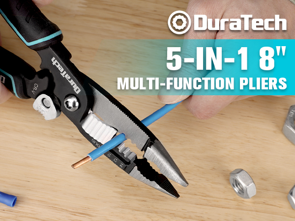 DURATECH 5-in-1 Wire Stripper Tool