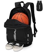 HEAD Waterproof Travel Backpack for Men, Lightweight 15.6 Inch Laptop Backpack with Shoes Compart...