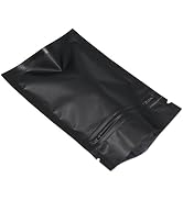 FERENLI 100Pcs Zipper Lock Self Seal Flat Pouch for Zip Aluminum Foil Lock Package Bag Coffee Foo...
