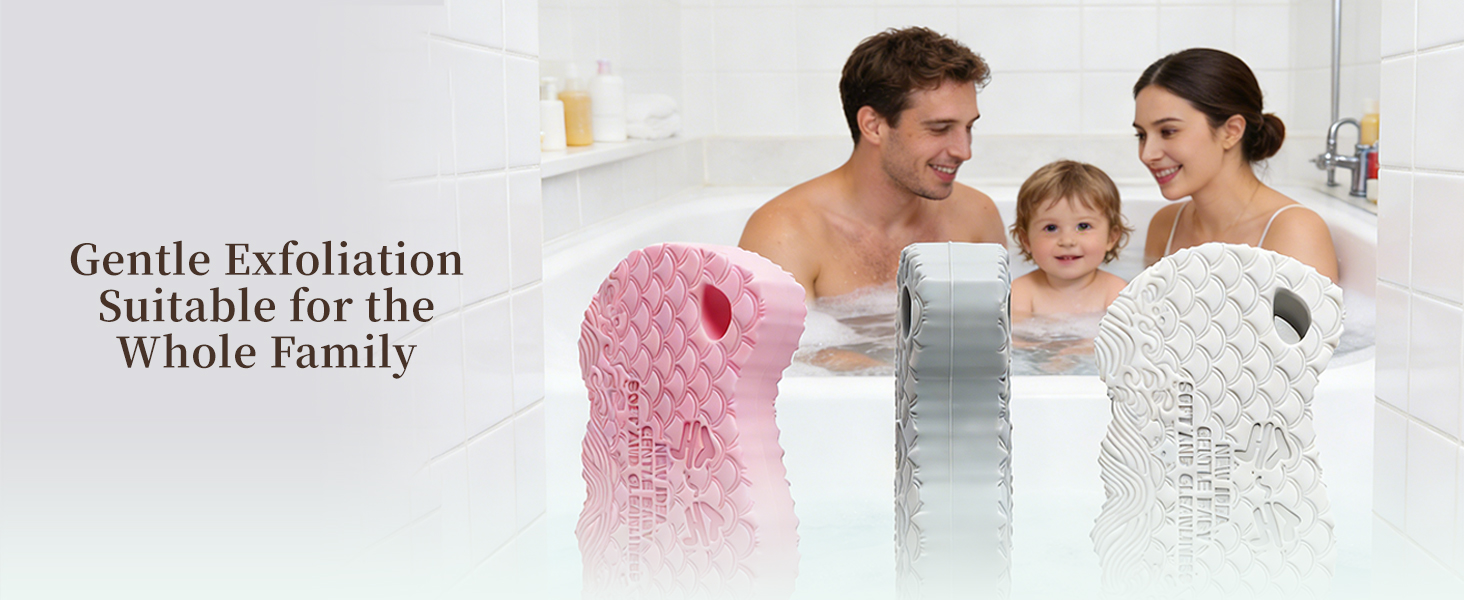 exfoliating body scrubber