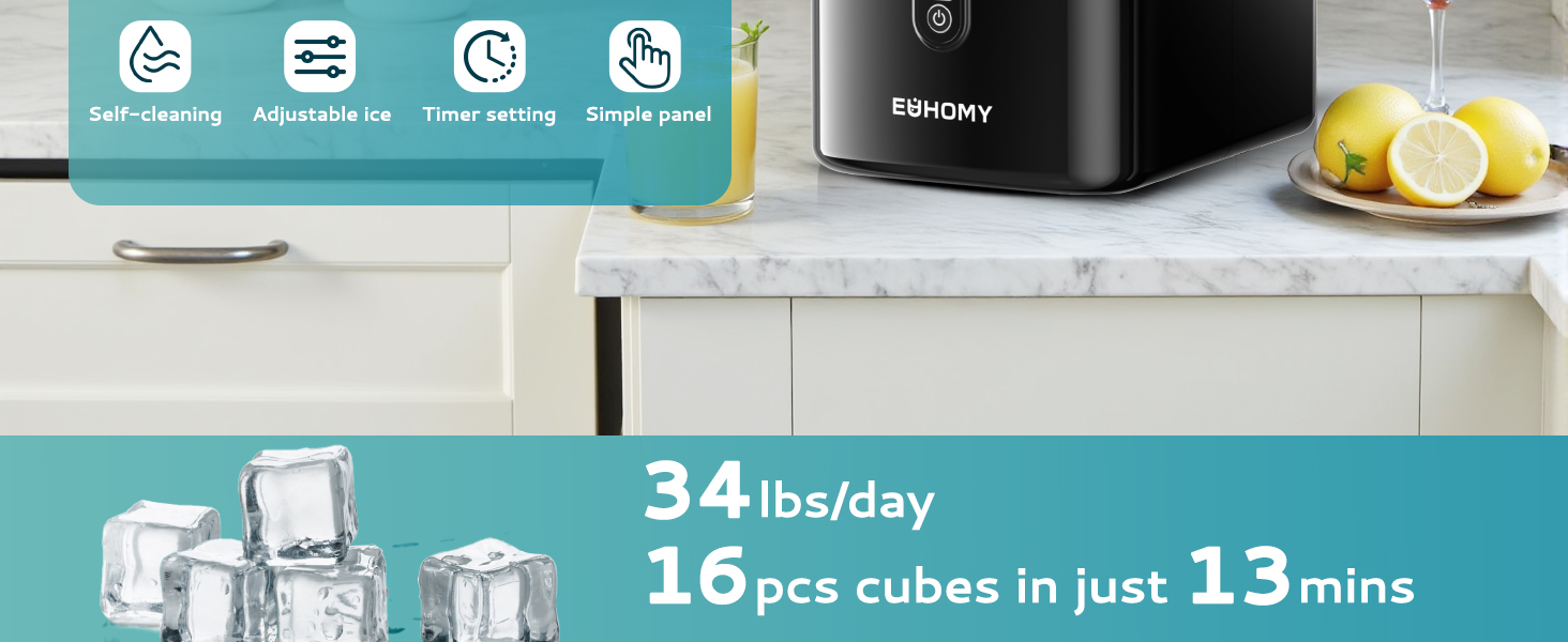 Ice Cube Maker Machine Counterto