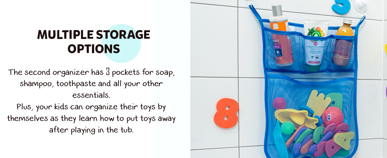 bath toy organizer