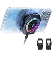 Black Shark Magnetic Phone Cooler 5 Pro - 18 Addressable RGB LEDs, Detachable Grip, APP-Controlle...