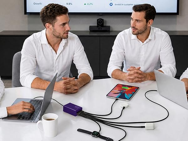 Works with laptops, phones, tablets, and more