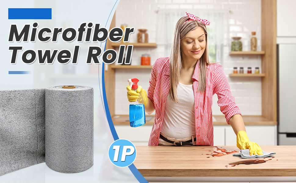 reusable microfiber paper towels roll