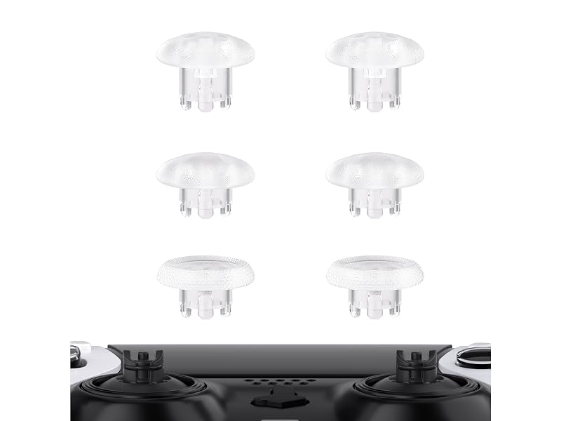 eXtremeRate Replacement Swappable Thumbsticks for PS5 Edge Controller Analog Stick Joystick Caps