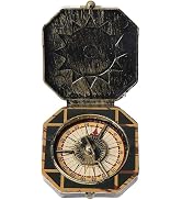 Metallic Compass Ornament, Nautical Compass Pirate Captain Costume Ornament Halloween Party Cospl...