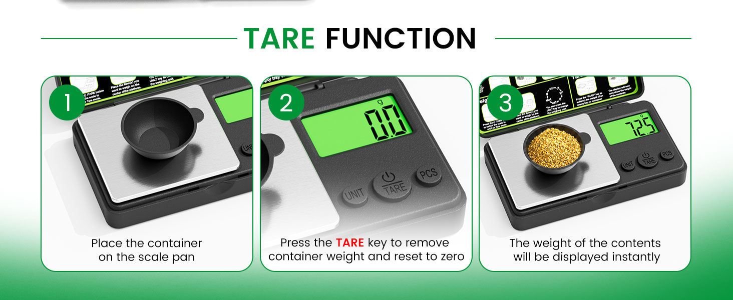 Suitable for weighing jewelry, coins, gemstones, beads and other small valuables.