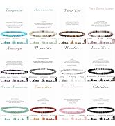 SAMOCO 12Pcs 4mm Crystal Beaded Bracelets for Women Men Semi-Precious Gemstones Bracelets Crystal...